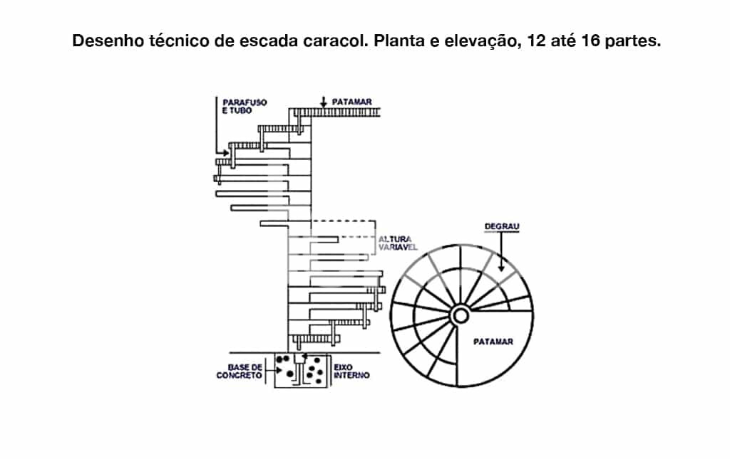 Escada Caracol Pré-Moldada